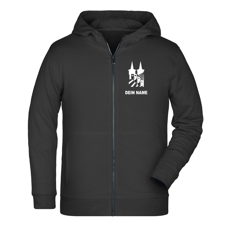 Kids Kapuzensweatjacke mit Reißverschluss – Bild 3